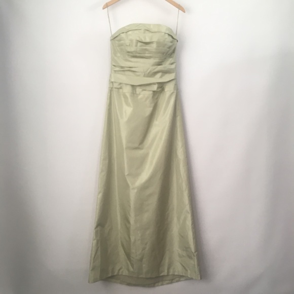 Amsale Dresses & Skirts - Donated Amsale strapless light green bridesmaids